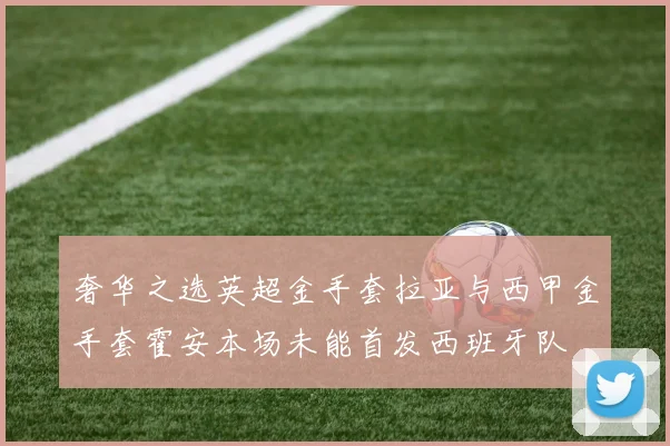 奢华之选英超金手套拉亚与西甲金手套霍安本场未能首发西班牙队